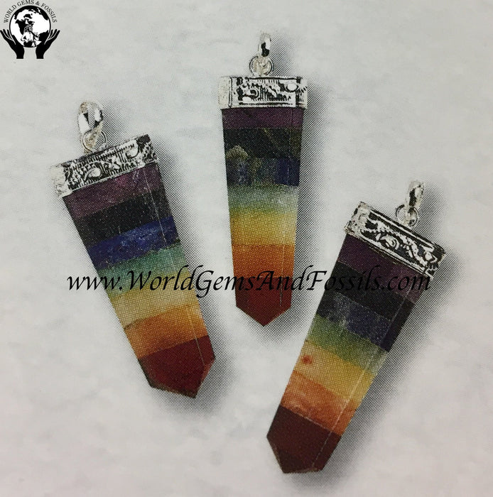 Chakra Pendant Flat Point