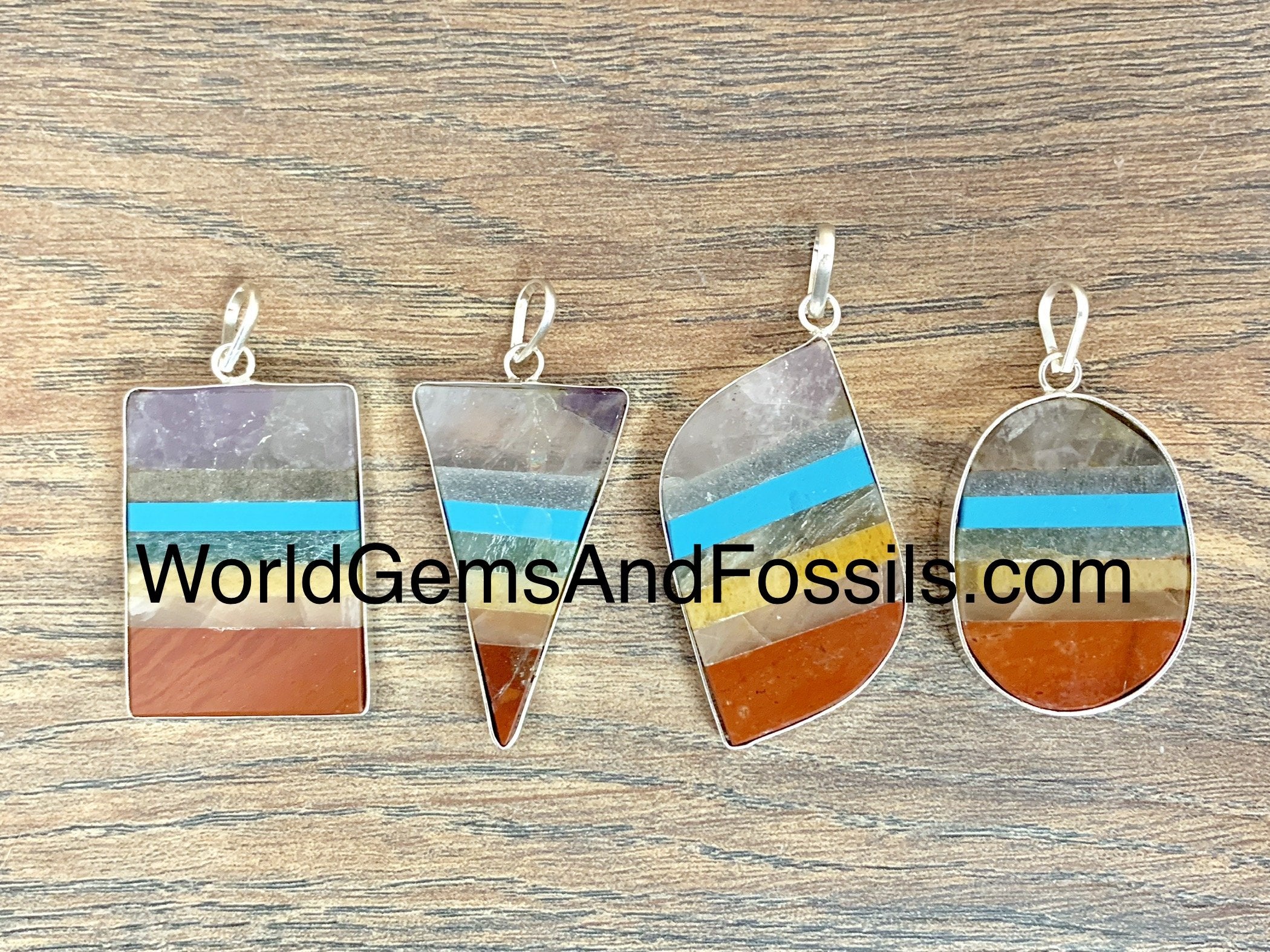 Chakra Free Form Pendants