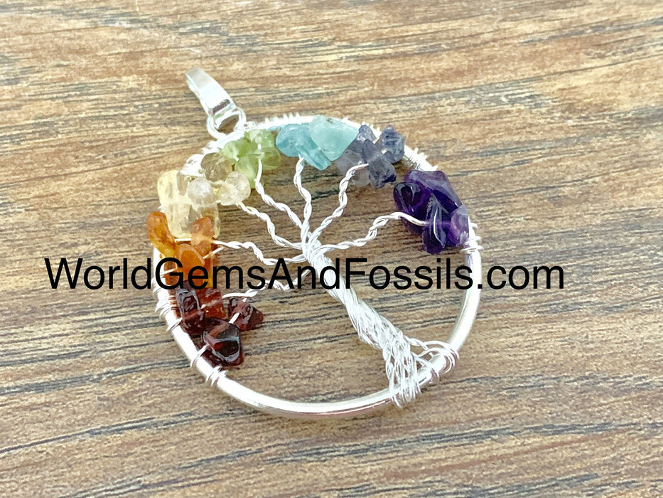 Chakra Tree Of Life Pendant