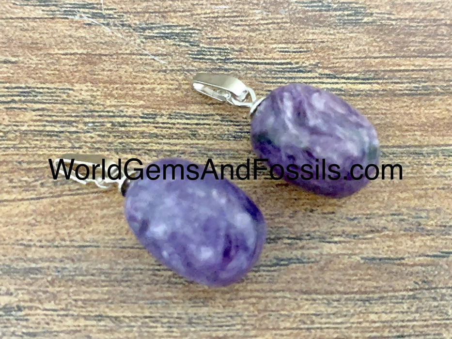 Charoite Oval Pendant