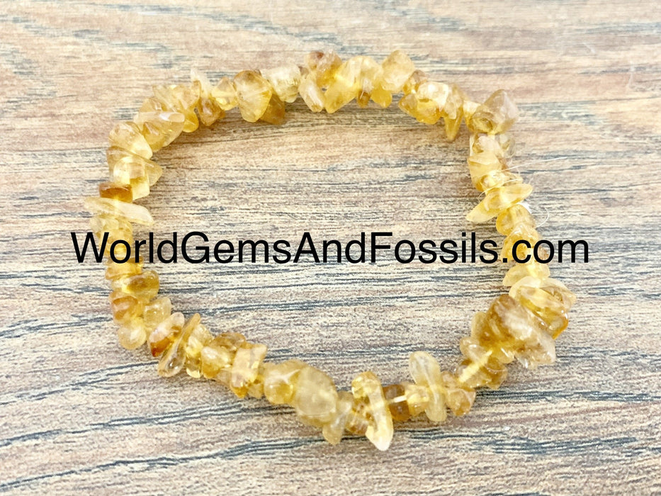 Citrine Chip Bracelet