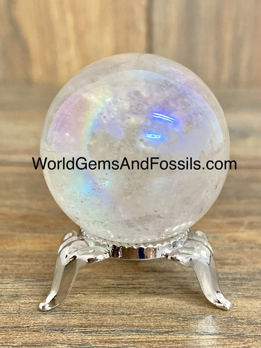 Clear Quartz Angel Aura Spheres 40-45mm