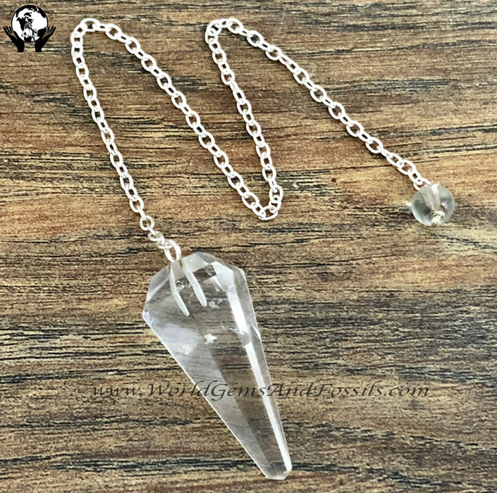 Clear Quartz Pendulum