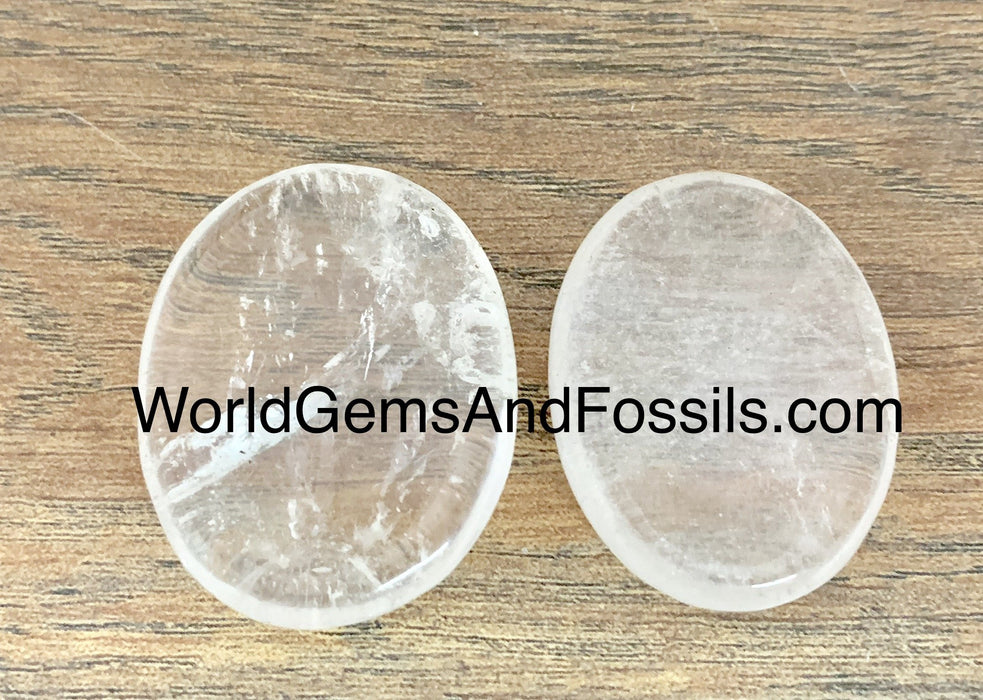 Clear Quartz Worry Stone