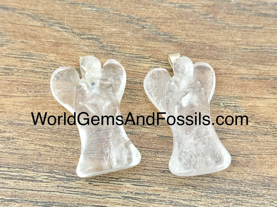 Clera Quartz Angel Pendants