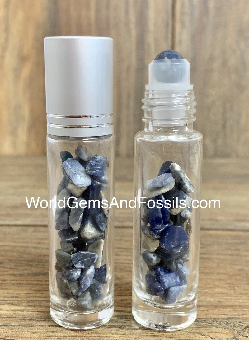 Crystal Roll On Bottles With Sodalite