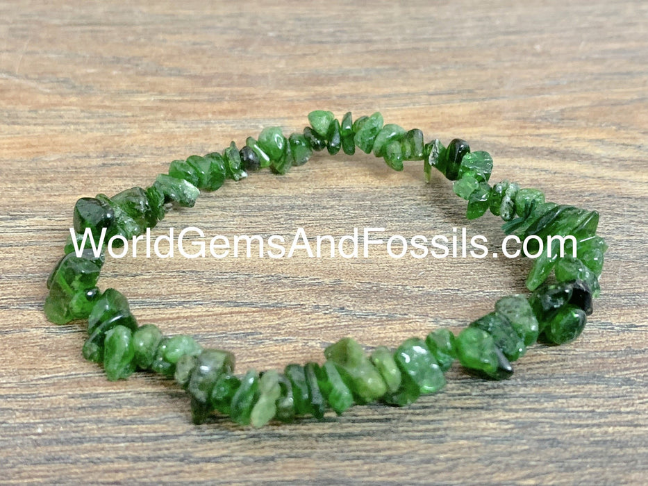 Diopside Chip Bracelet