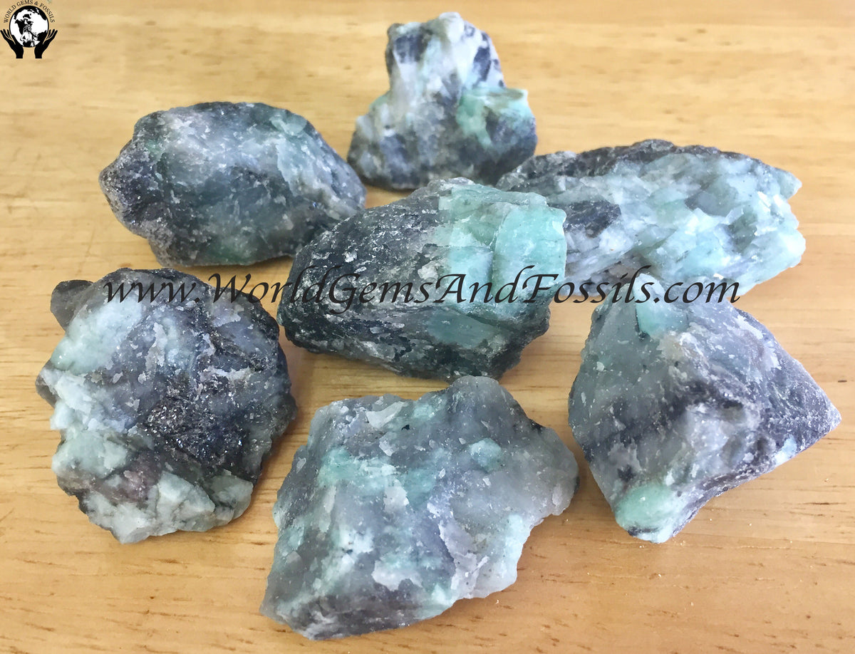 Emerald Rough Stones 1lb — World Gems And Fossils