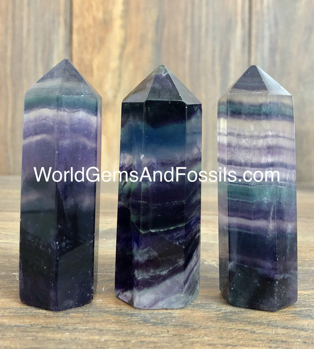 Fluorite Point 6.5-9.5cm 1 lb