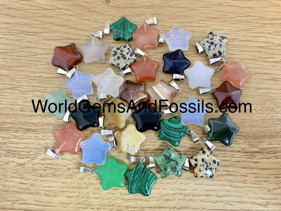 Crystal Star Pendant Mix