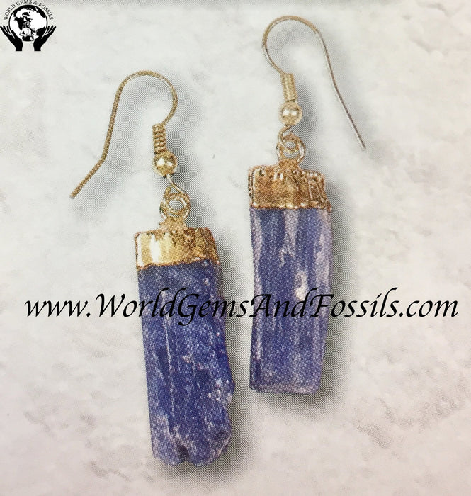 Kyanite Earring Gold Plated