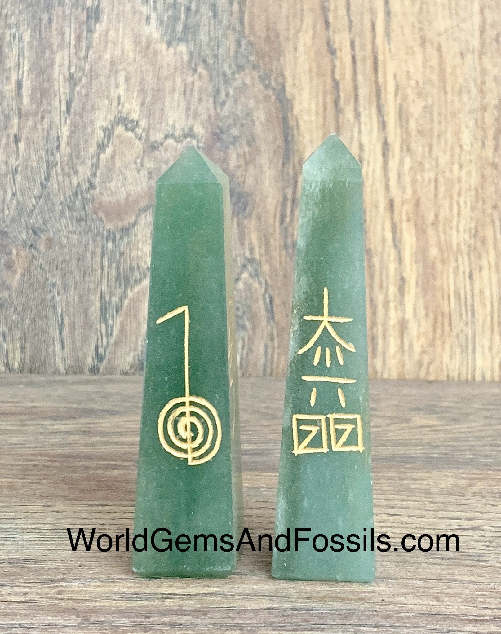 Reiki Engraved Obelisks