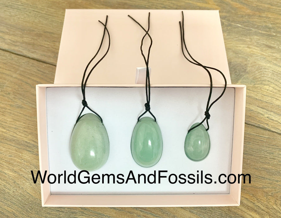 Green Aventurine Yoni Eggs