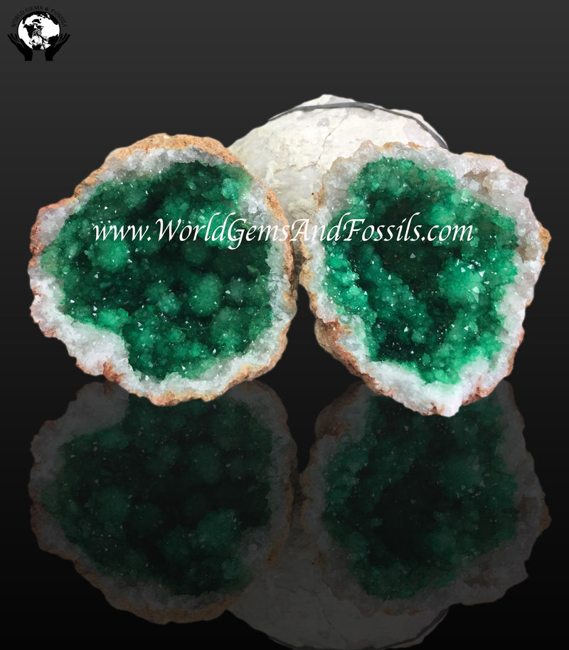 Green Geodes Large 3.3"-4.2"