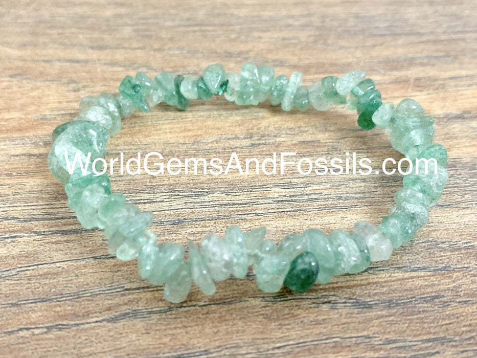 Green Lepidochrocite Chip Bracelets