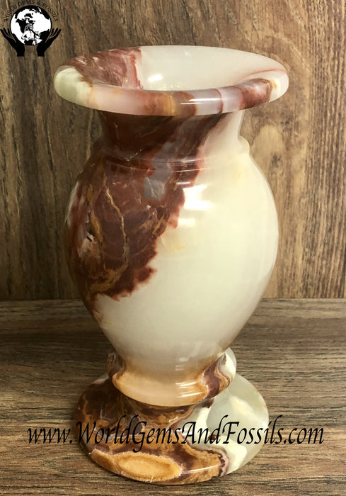 Green Onyx Vase 5.5"-6"