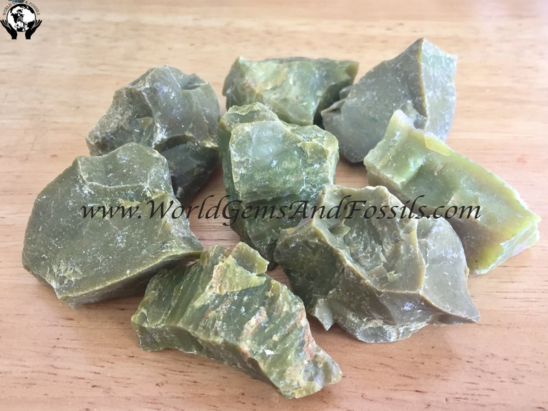 Raw Green Opal Stone