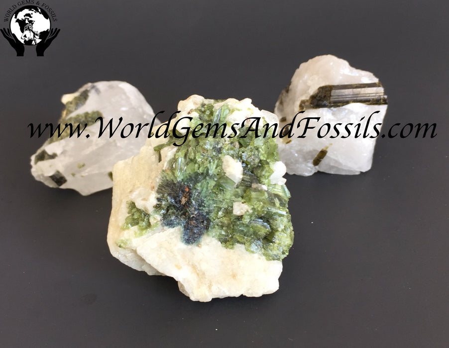 Green Tourmaline 30-200g Size, 1 lbs