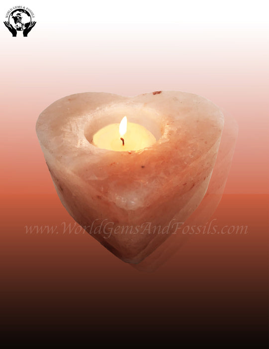 Heart Salt Candle Holder