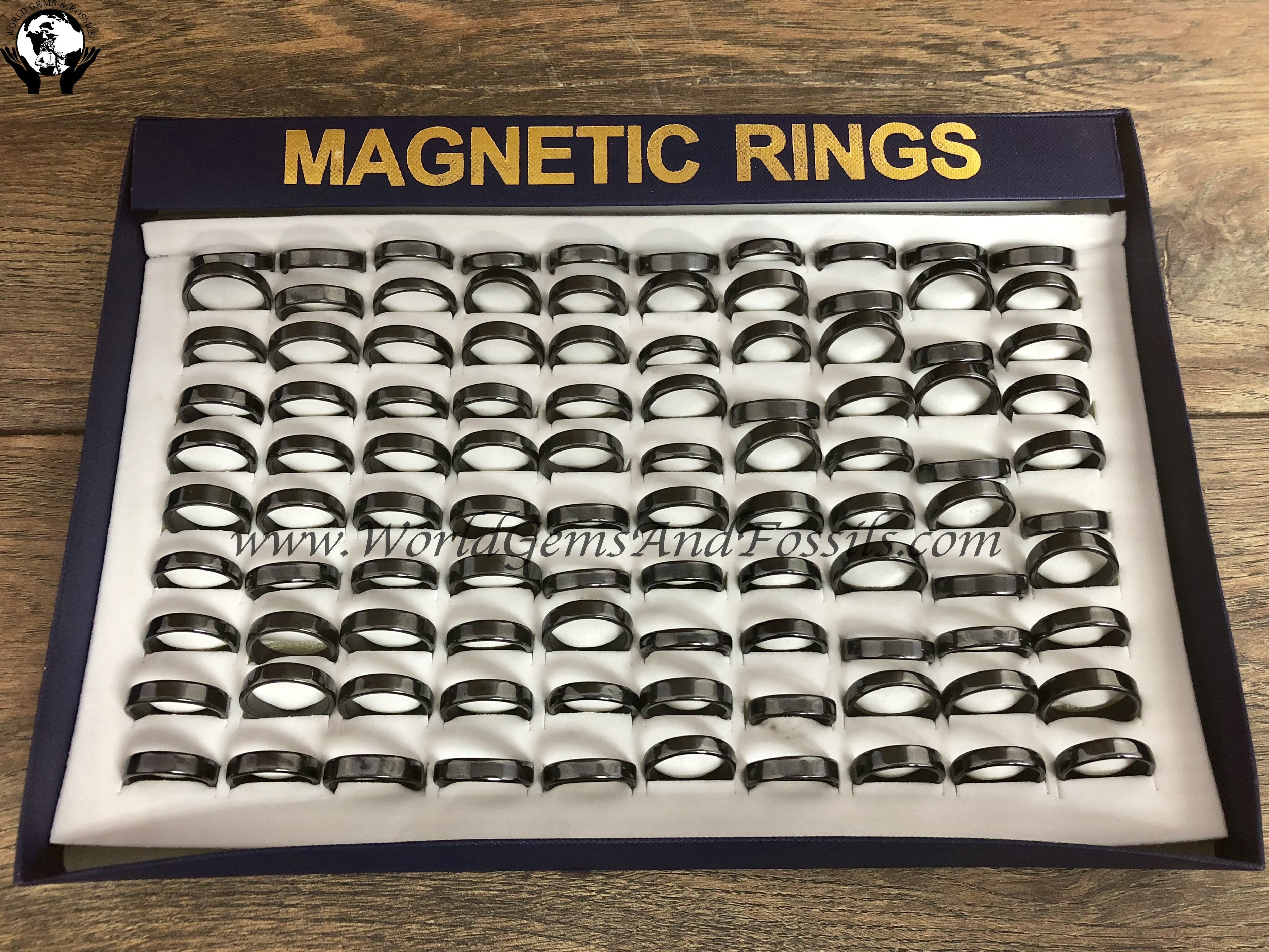 Hermite Rings Hematite Rings 100pc — World Gems And Fossils