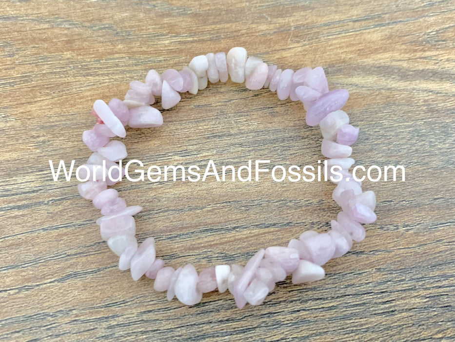 Kunzite Chip Bracelets