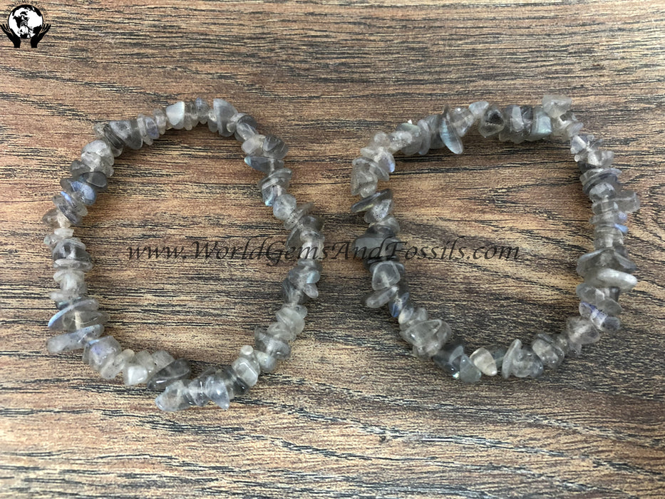 Labradorite Chip Bracelet