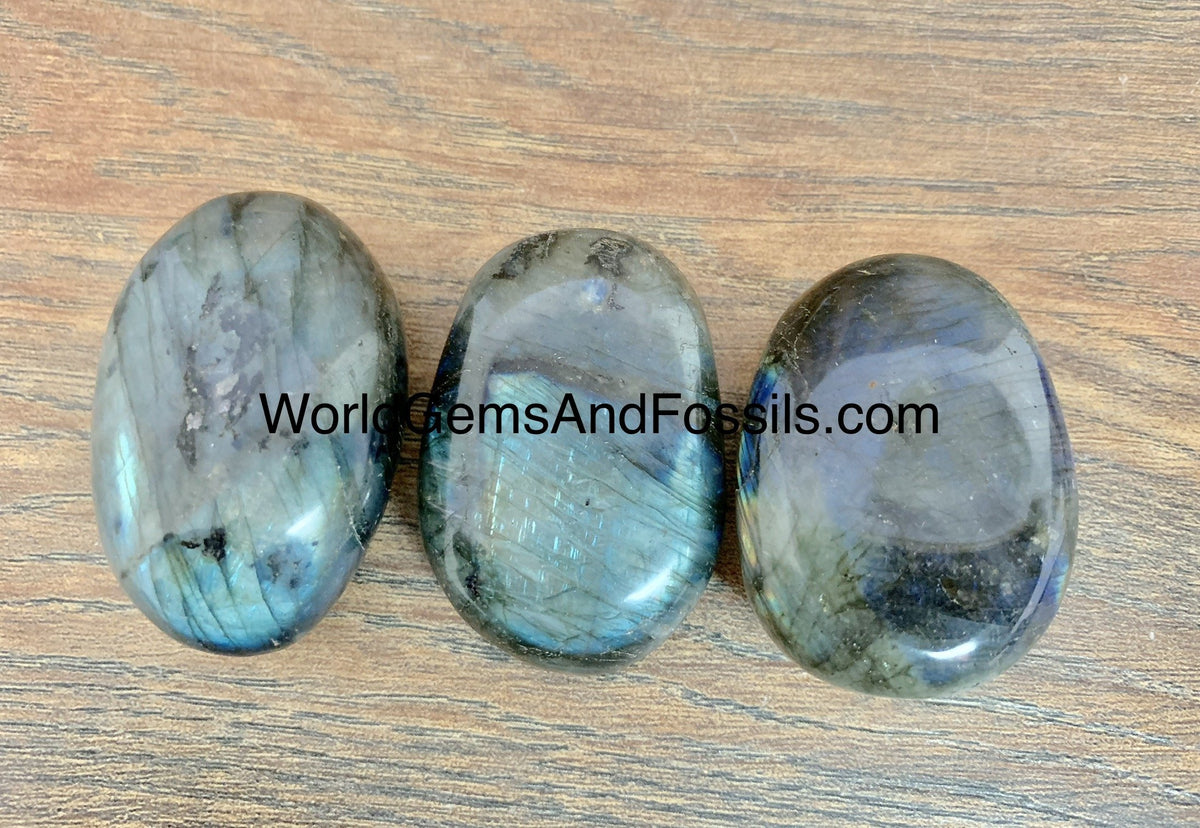 Labradorite Palm Stone Large — World Gems And Fossils