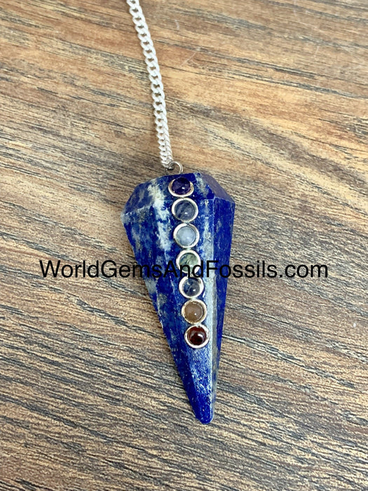 Lapis Chakra Pendulum