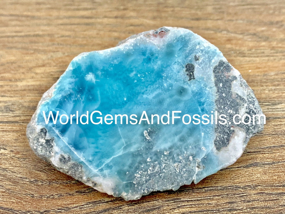 Larimar Specimen Polished Face