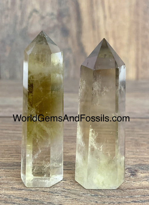 Lemon Quartz Points 2"-2.3"