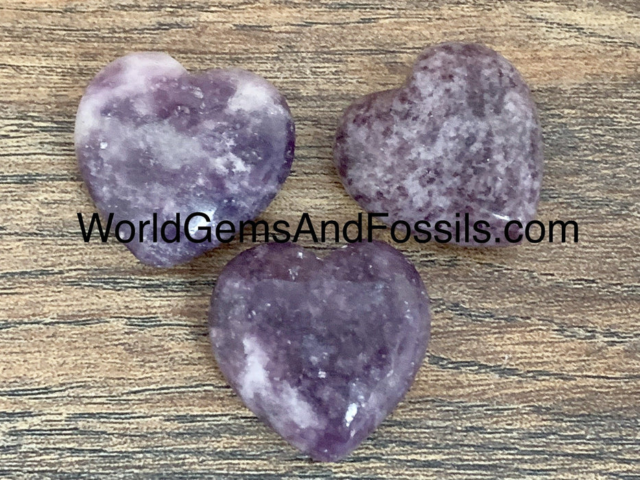 Lepidolite Heart 25mm