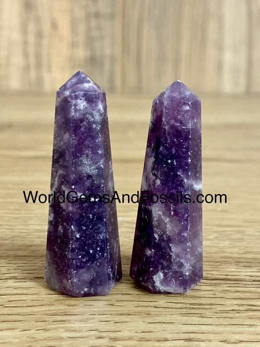 Lepidolite Obelisk 1.7"-2"