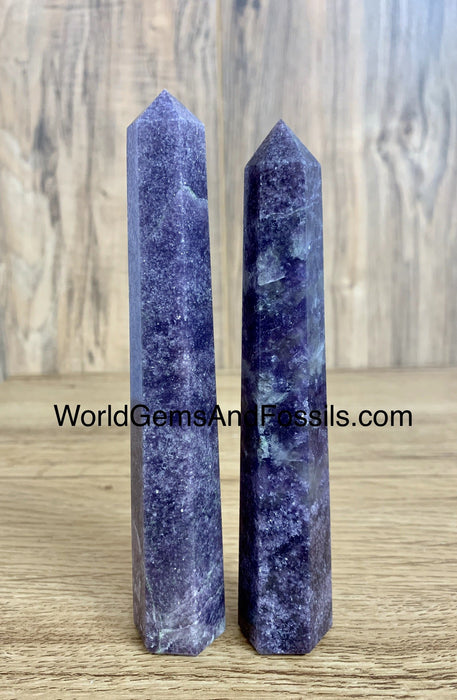 Lepidolite Obelisk 4"-4.7"