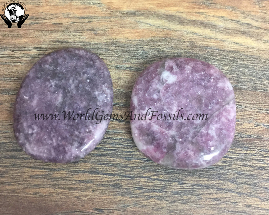 Lepidolite Palm Stone