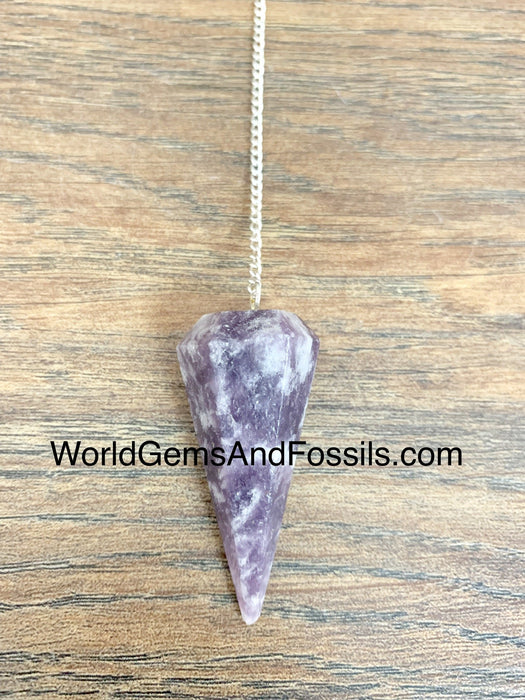 Lepidolite Pendulum