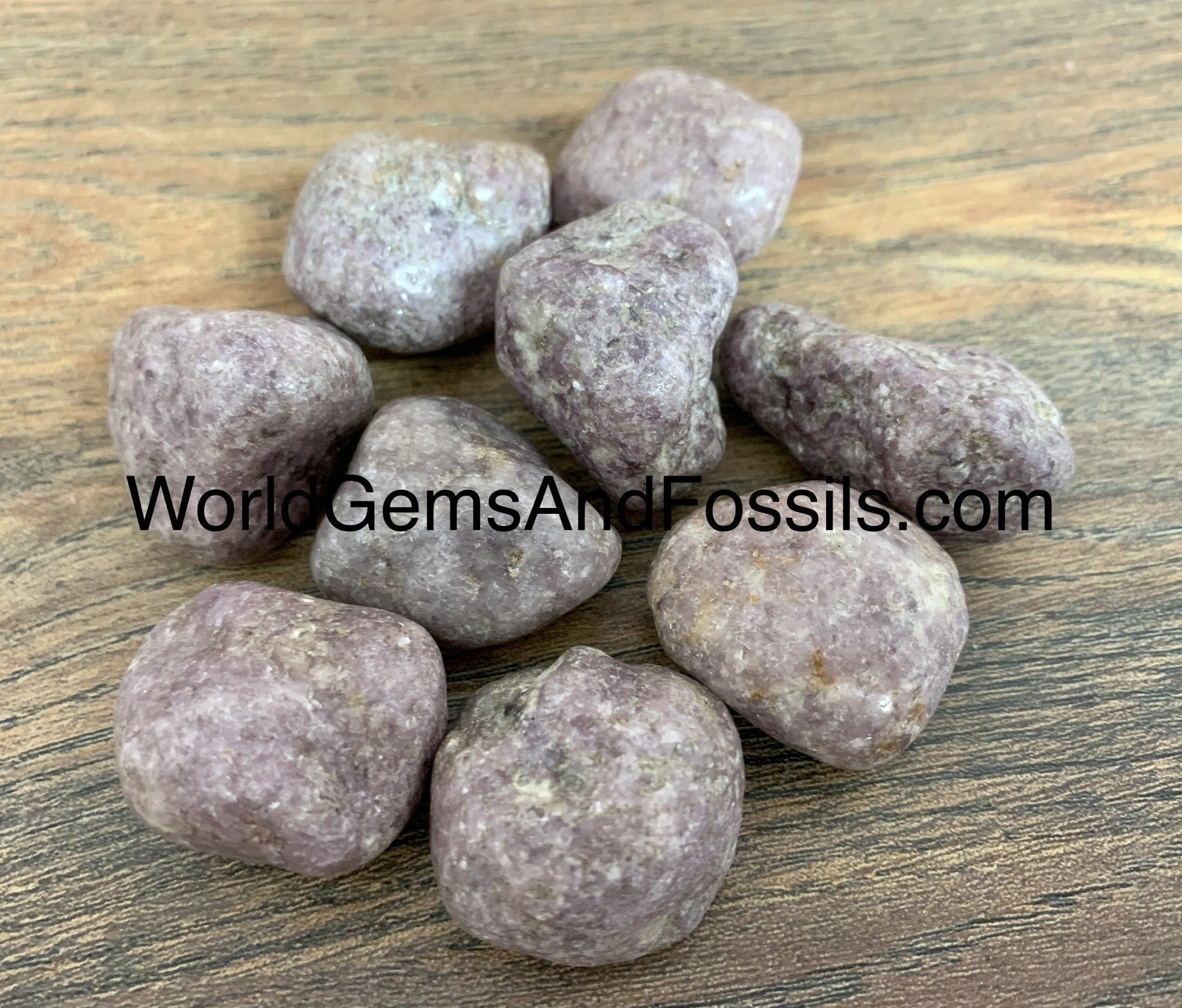 Lepidolite Tumbled Stone 1 lb — World Gems And Fossils