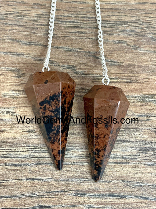 Mahogany Obsidian Pendulum