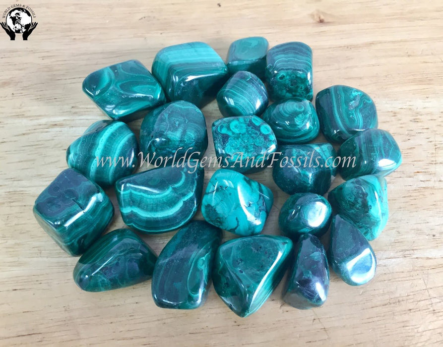 Malachite Tumble Stone 1pc