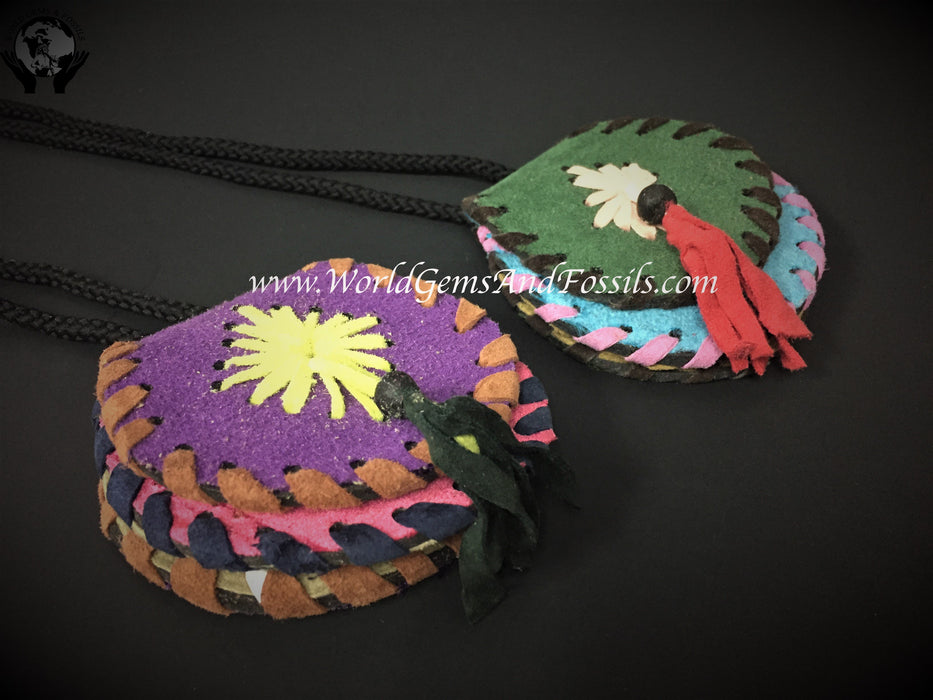 Multi Color Leather Pouches