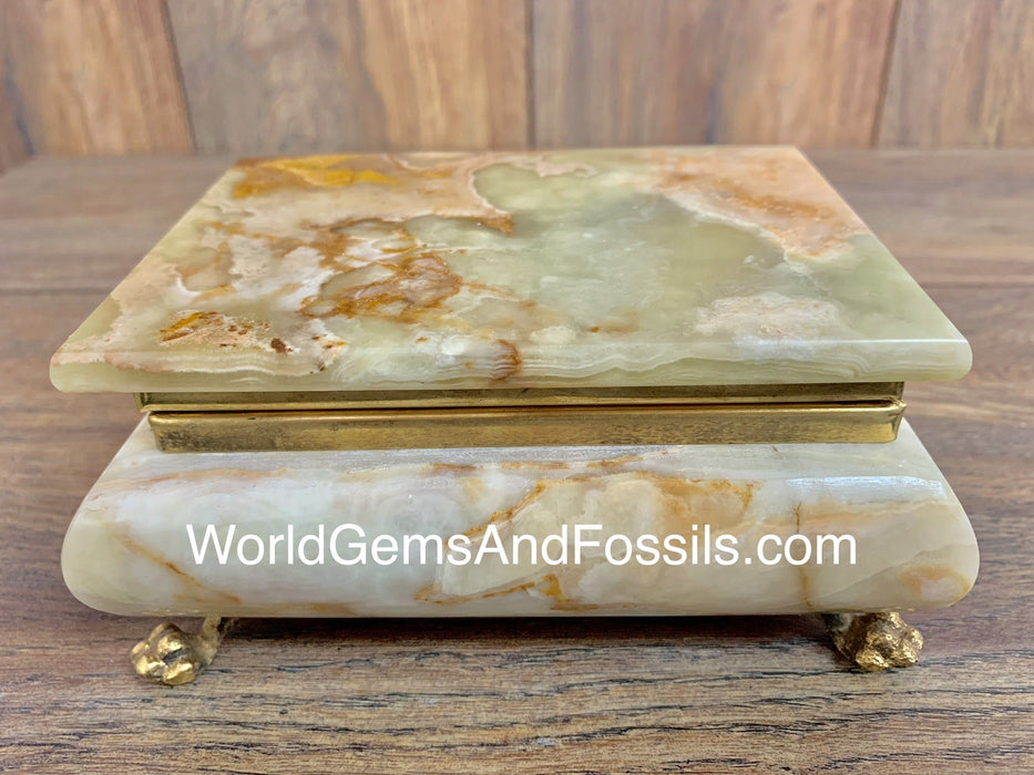 Onyx Jewelry Box 5"