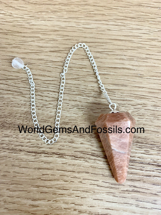 Peach Moonstone Pendulum