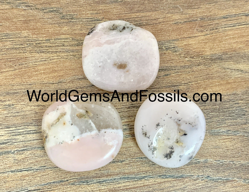 Pink Opal Palm Stones