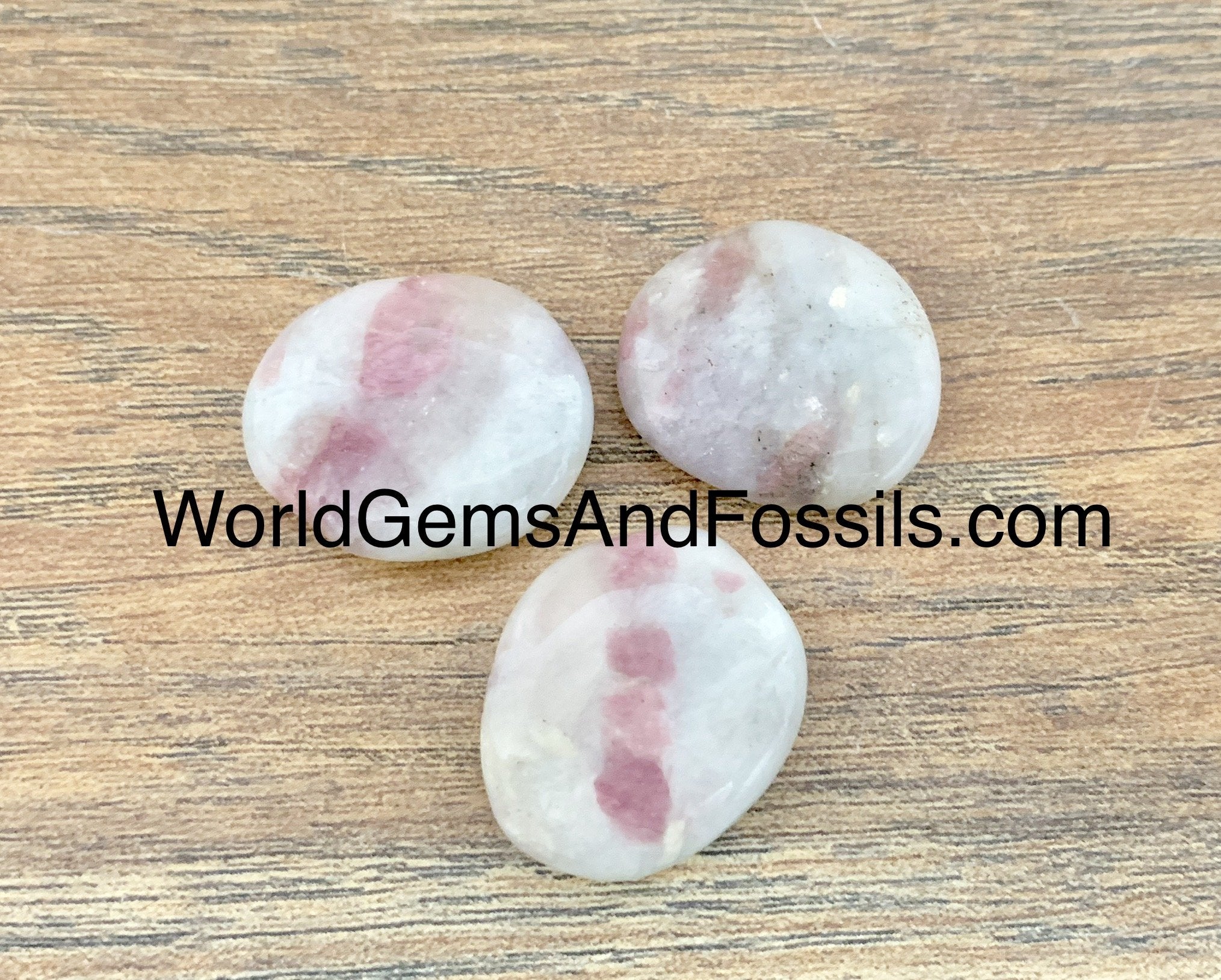 Pink Tourmaline Palm Stones