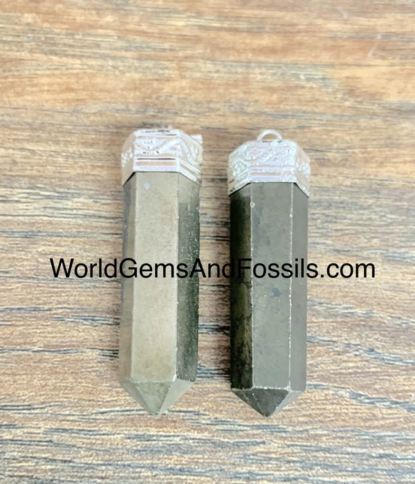 Pyrite Point Pendant