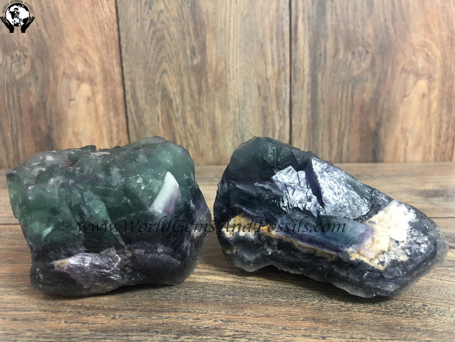 Rainbow Fluorite Specimens 3"-4"