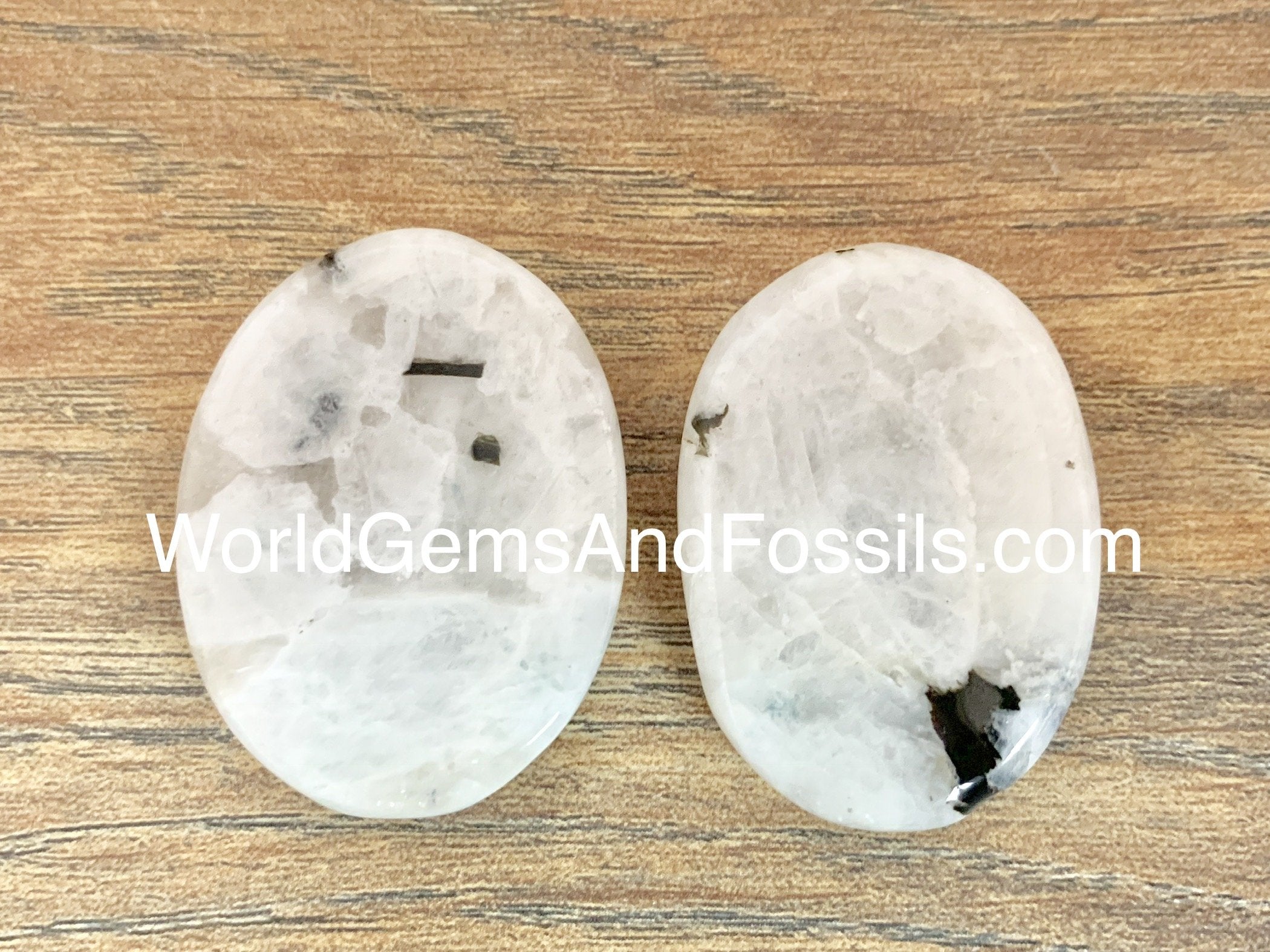 Rainbow Moonstone Worry Stones