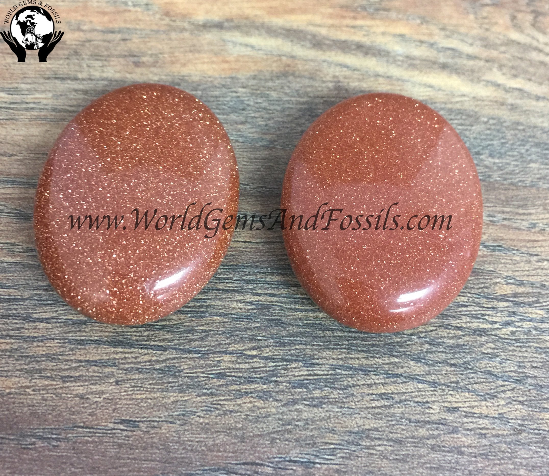 Red Gold Stone Palm Stones