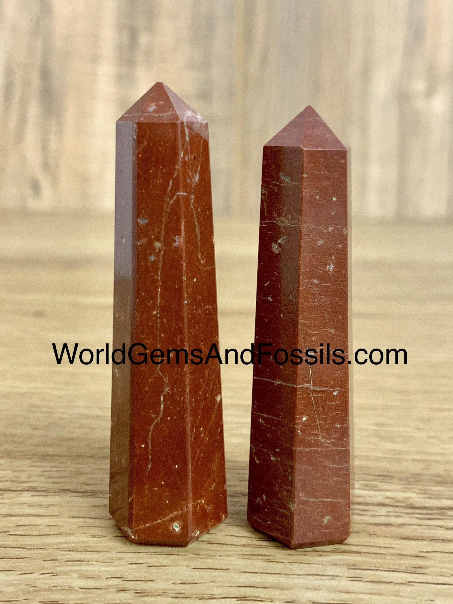 Red Jasper Obelisk 2.5"-3"