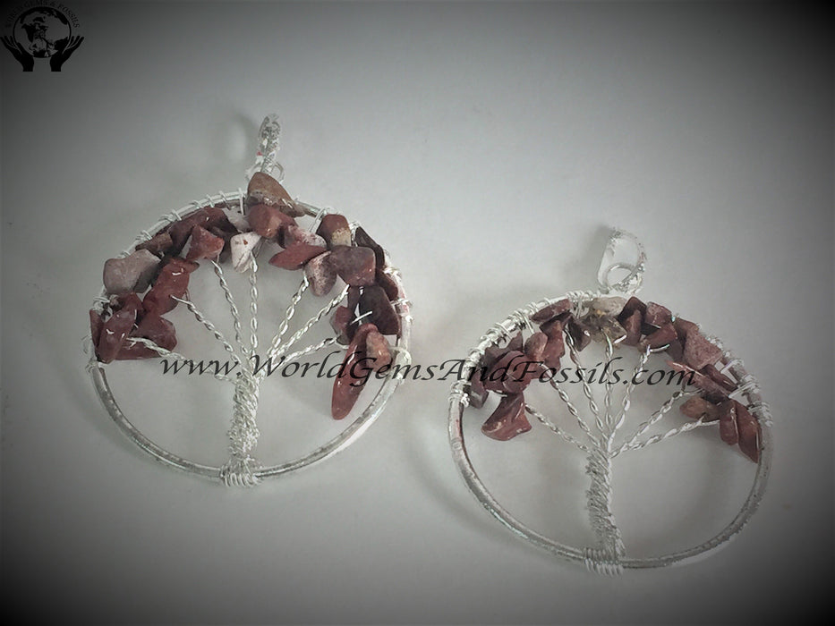 Red Jasper Tree Of Life Pendant