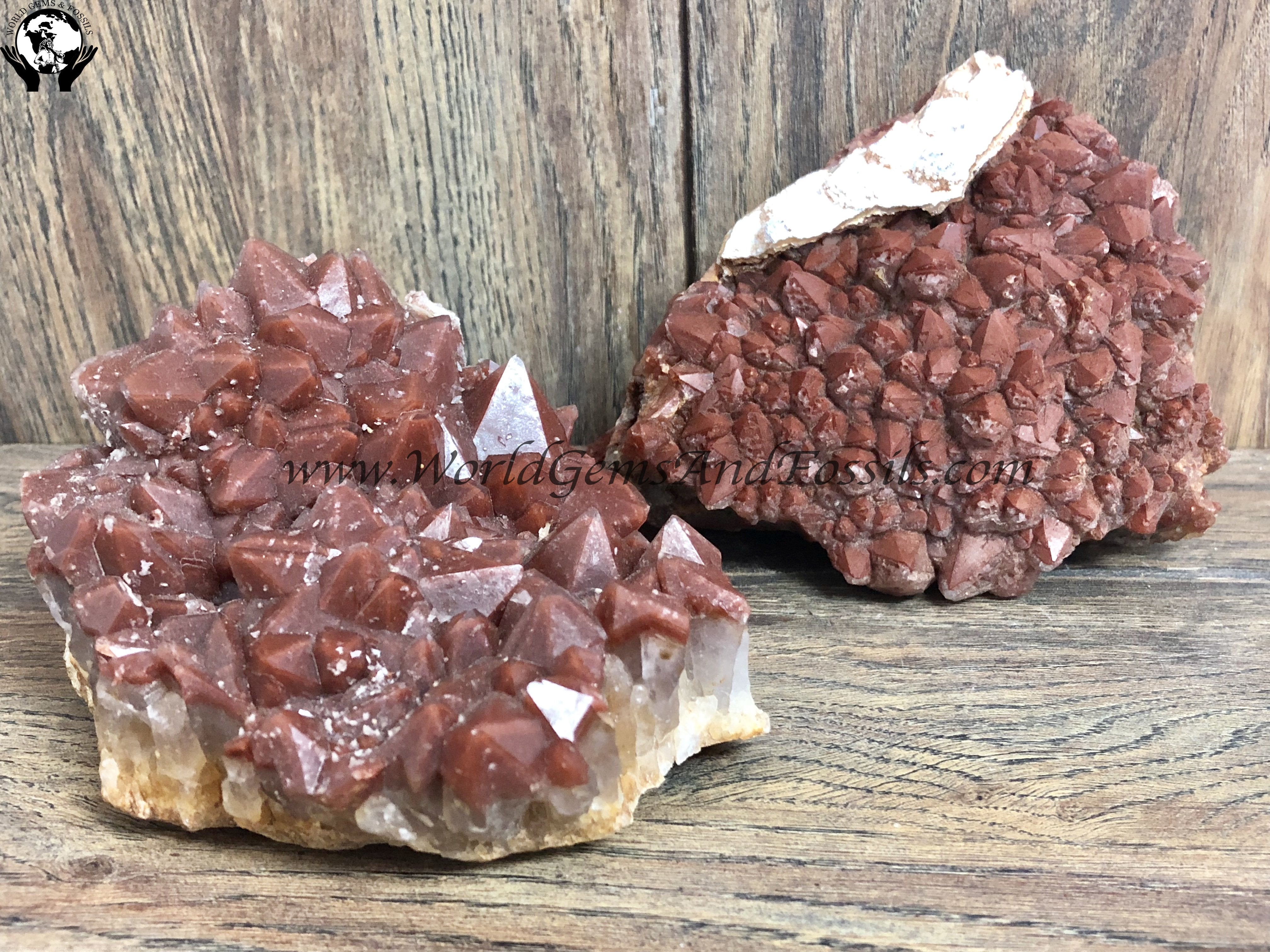 Red Quartz Specimen 4"-5.5"